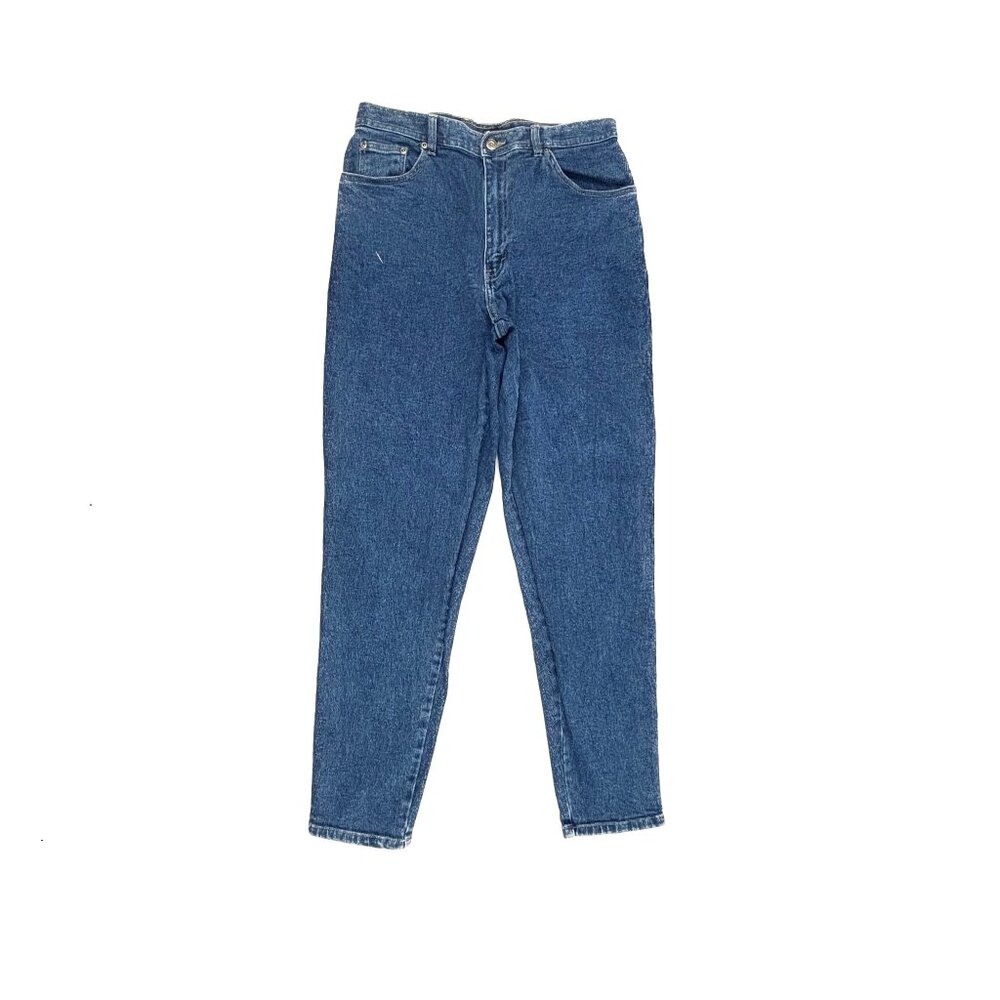Gloria Vanderbilt Straight Leg Women's size 14 Dark Wash Blue Denim‎ Jeans